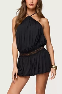 Edikted Aida Backless Bubble Mini Dress