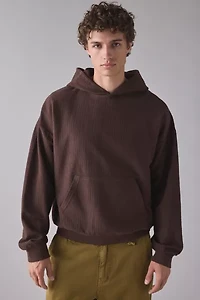 Standard Cloth Cocoon Ribbed Hoodie Sweatshirt