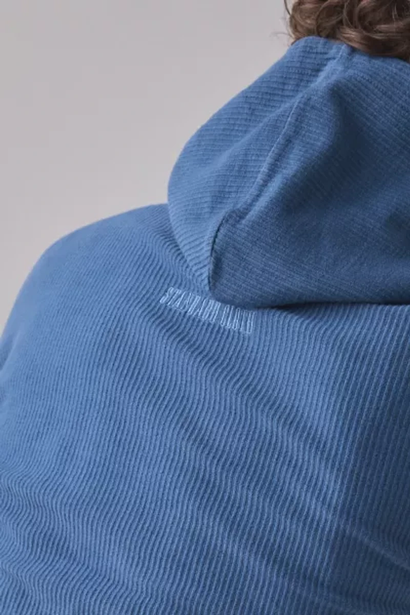 Standard Cloth Cocoon Ribbed Hoodie Sweatshirt