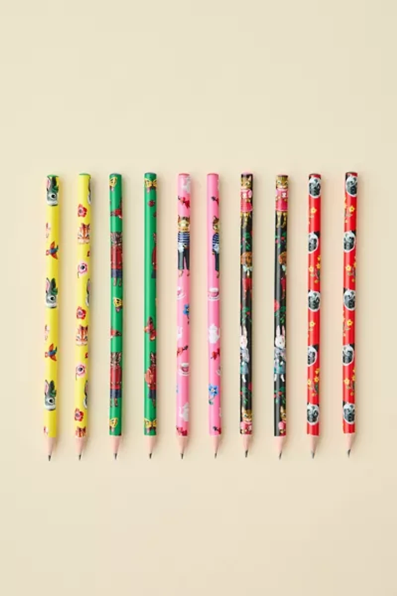Nathalie Lété Fancy Fauna Graphite Pencil Set