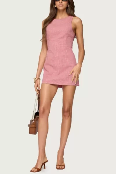 Edikted Macee Gingham Romper