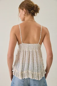 Kimchi Blue Marnie Embroidered Tunic Babydoll Cami