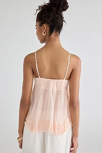 Kimchi Blue Marnie Embroidered Tunic Babydoll Cami