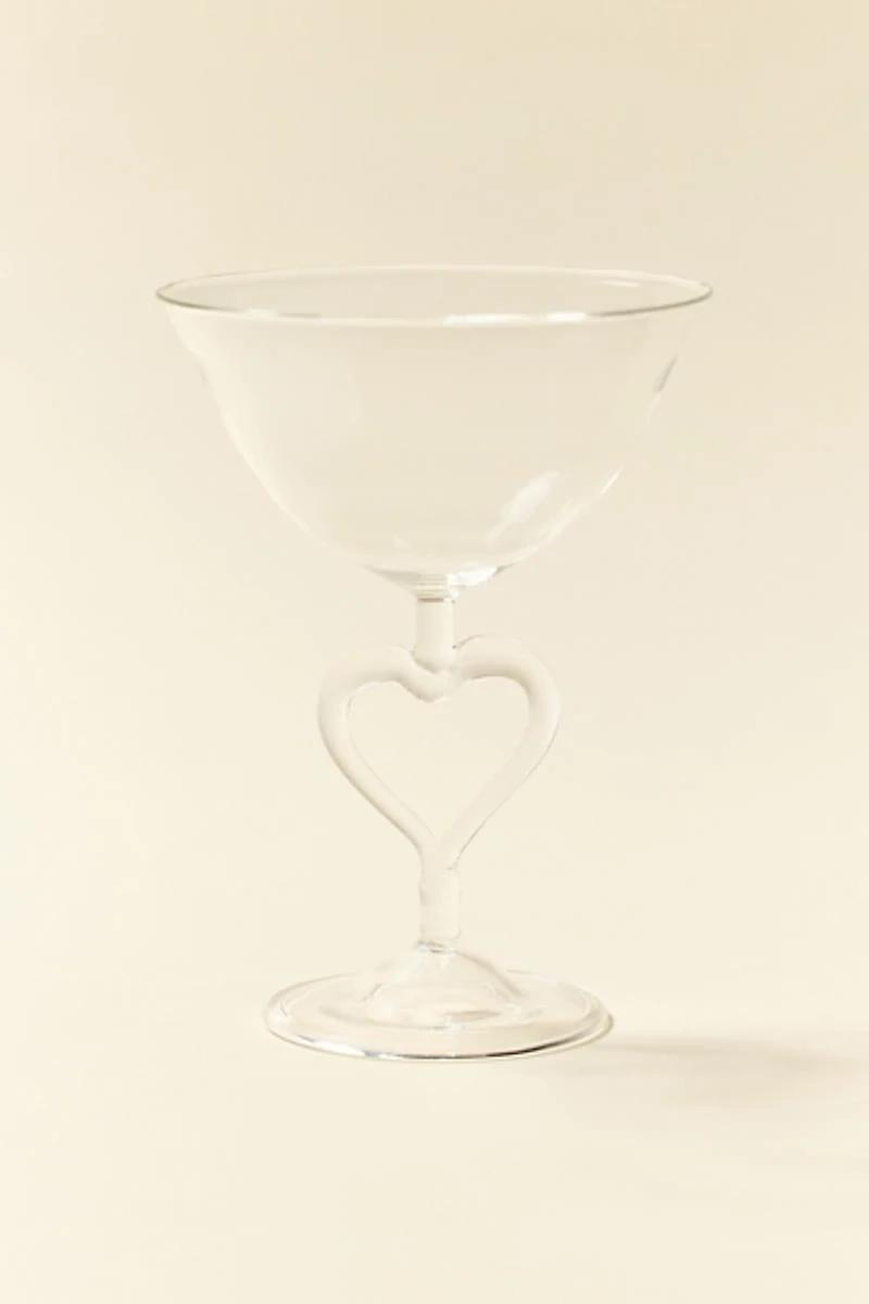 Crystal Love Coupe Glass