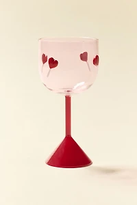 Heart Lollipop Wine Glass
