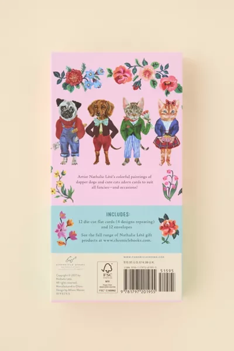 Nathalie Lété Fancy Fauna Notecard Set