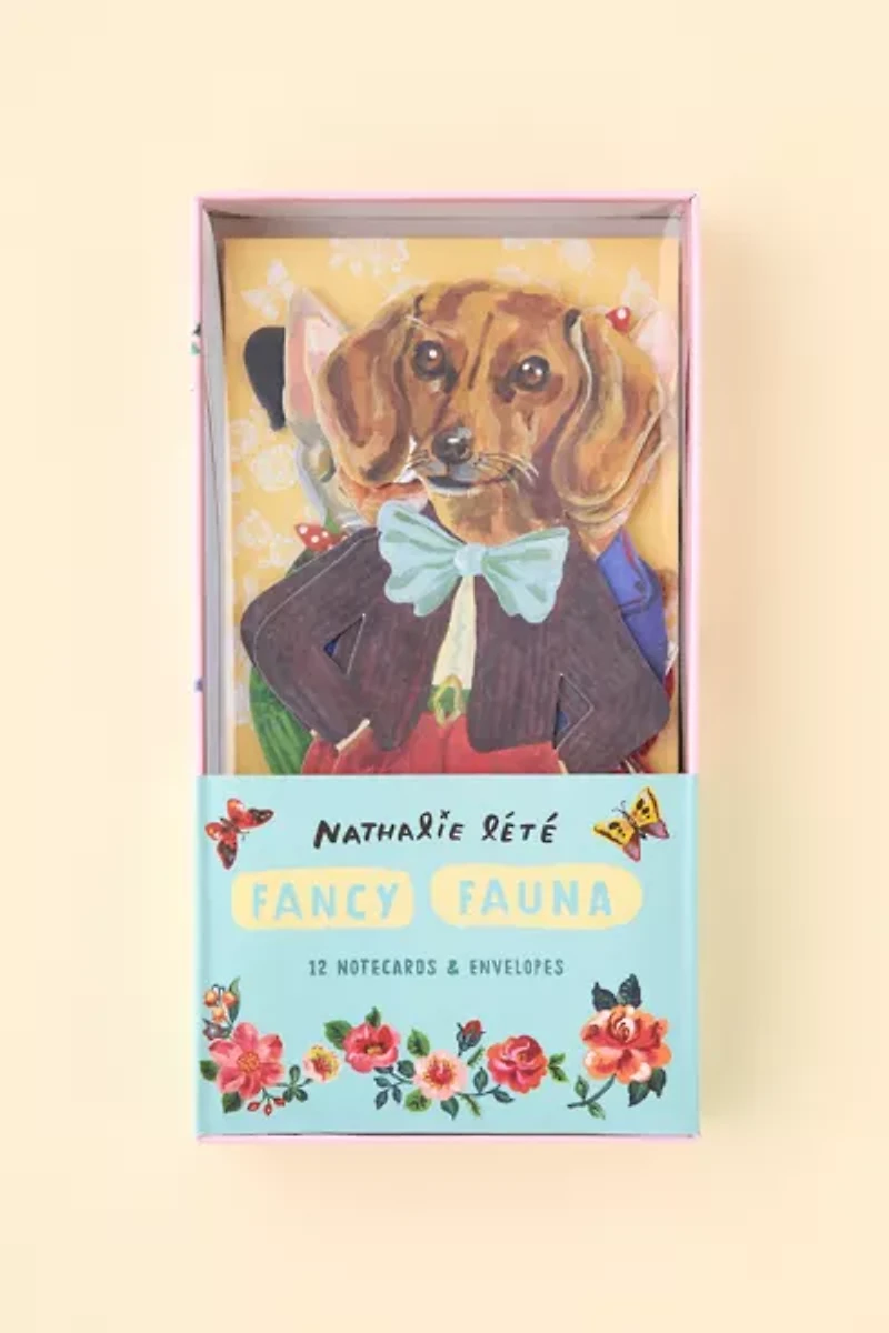 Nathalie Lété Fancy Fauna Notecard Set