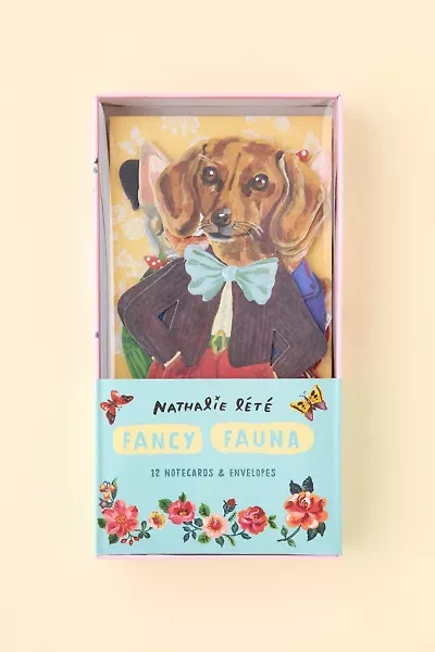 Nathalie Lété Fancy Fauna Notecard Set
