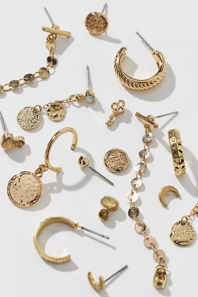 Emilia Coin Multi Earrings Set