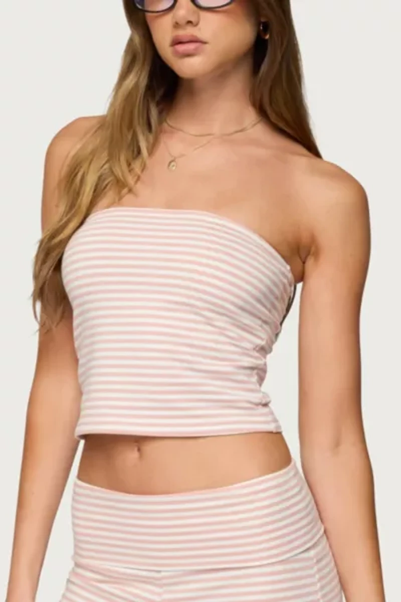 Edikted Lilah Striped Tube Top