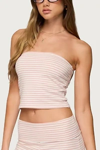 Edikted Lilah Striped Tube Top