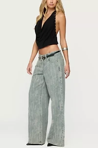 Edikted Irina Stud Cowl Neck Halter Top
