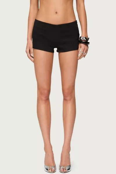 Edikted Dinah Denim Micro Shorts
