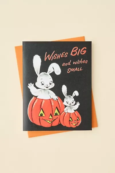 Laughing Elephant Halloween Wishes Greeting Card