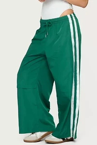 Edikted Petite Fauna Nylon Track Pants