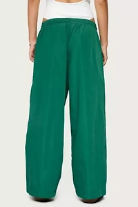 Edikted Petite Fauna Nylon Track Pants