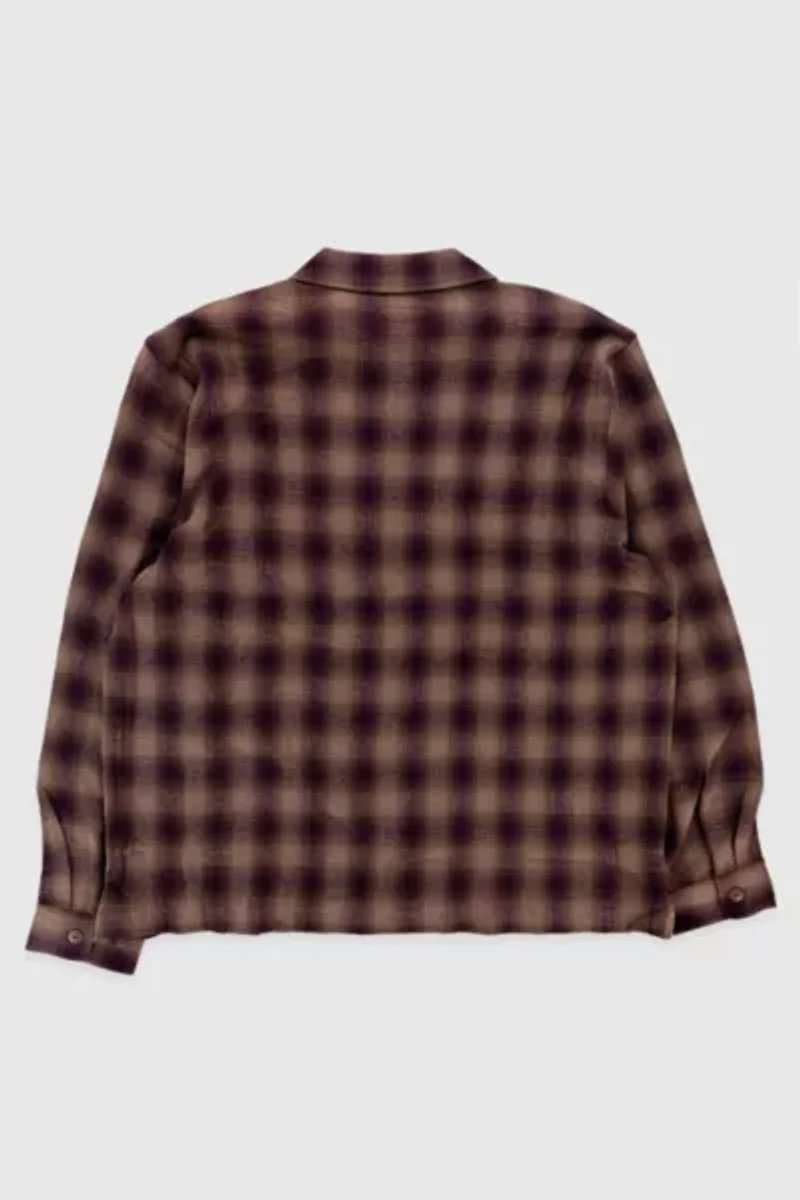 Stussy Twisted Yarn Plaid Zip Jacket