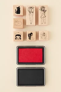 Valfré Carved Rubber Stamp Set