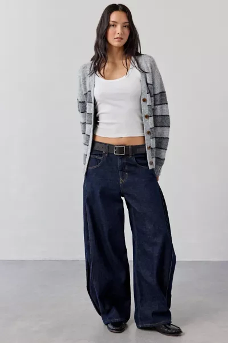 BDG Eliot Striped Oversized Cardigan