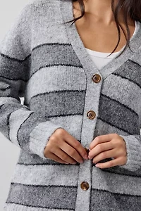 BDG Eliot Striped Oversized Cardigan