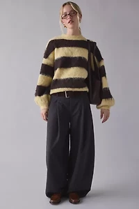 UO Noa Cocoon Pleated Wide Leg Trouser