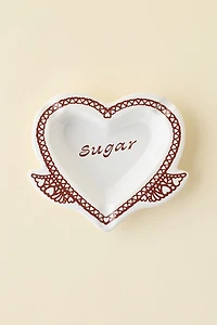 Heart Shaped Ceramic Ashtray
