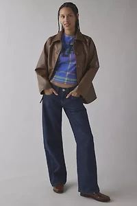 LA Applique Graphic Plaid Print Baby Tee