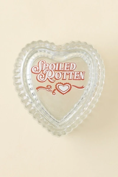Love Hurts Beveled Glass Trinket Box