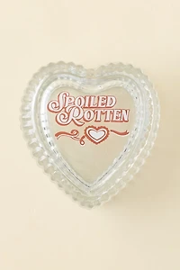 Love Hurts Beveled Glass Trinket Box