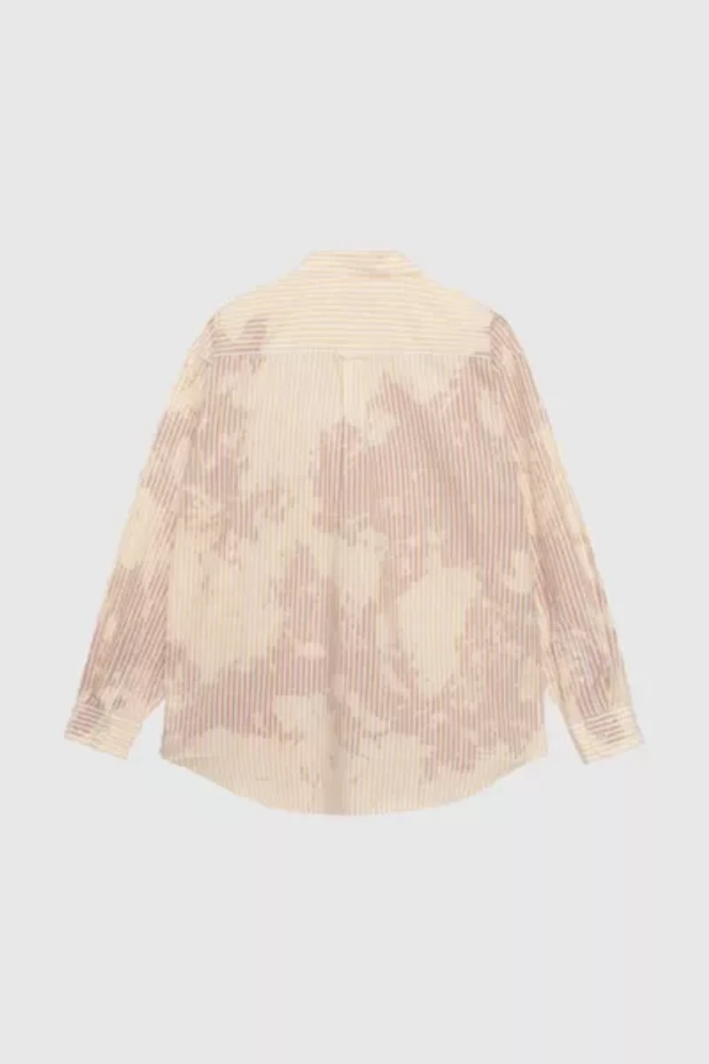 Stussy Classic Bleached Long Sleeve Shirt