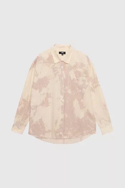 Stussy Classic Bleached Long Sleeve Shirt