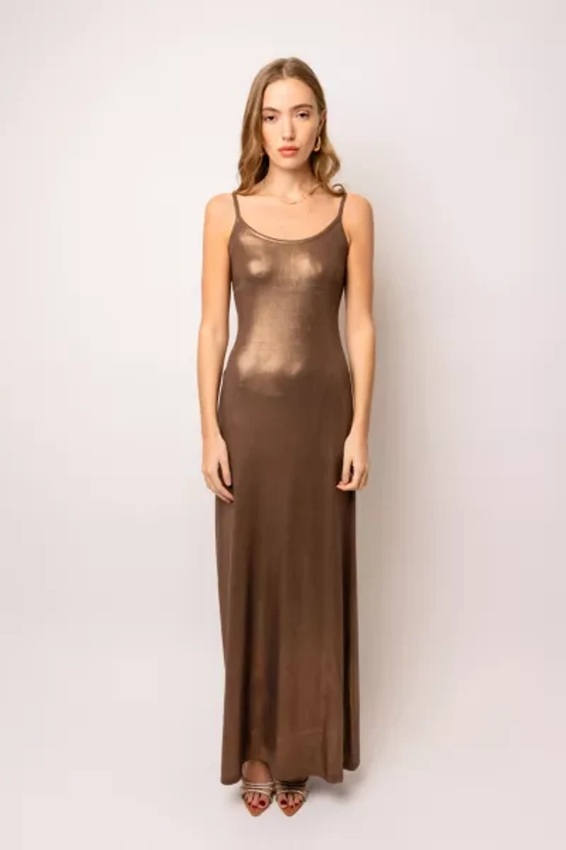 Amy Lynn Kimber Metallic Maxi Dress