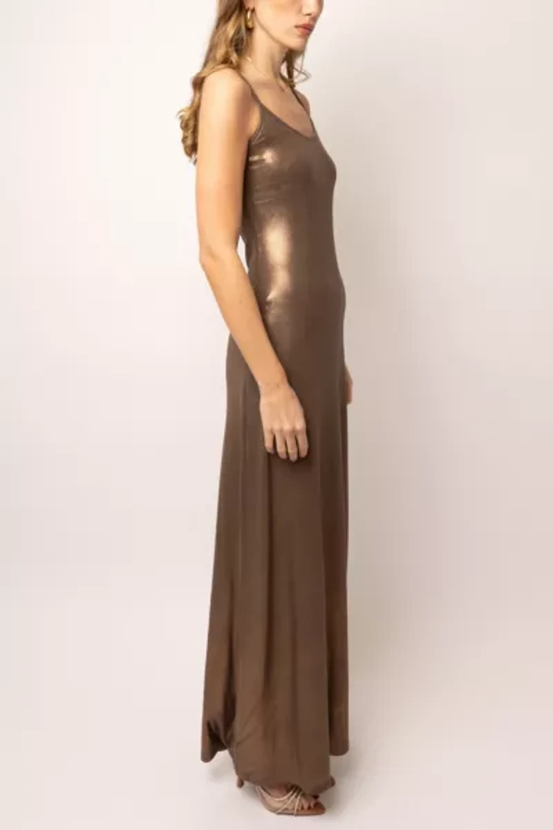 Amy Lynn Kimber Metallic Maxi Dress