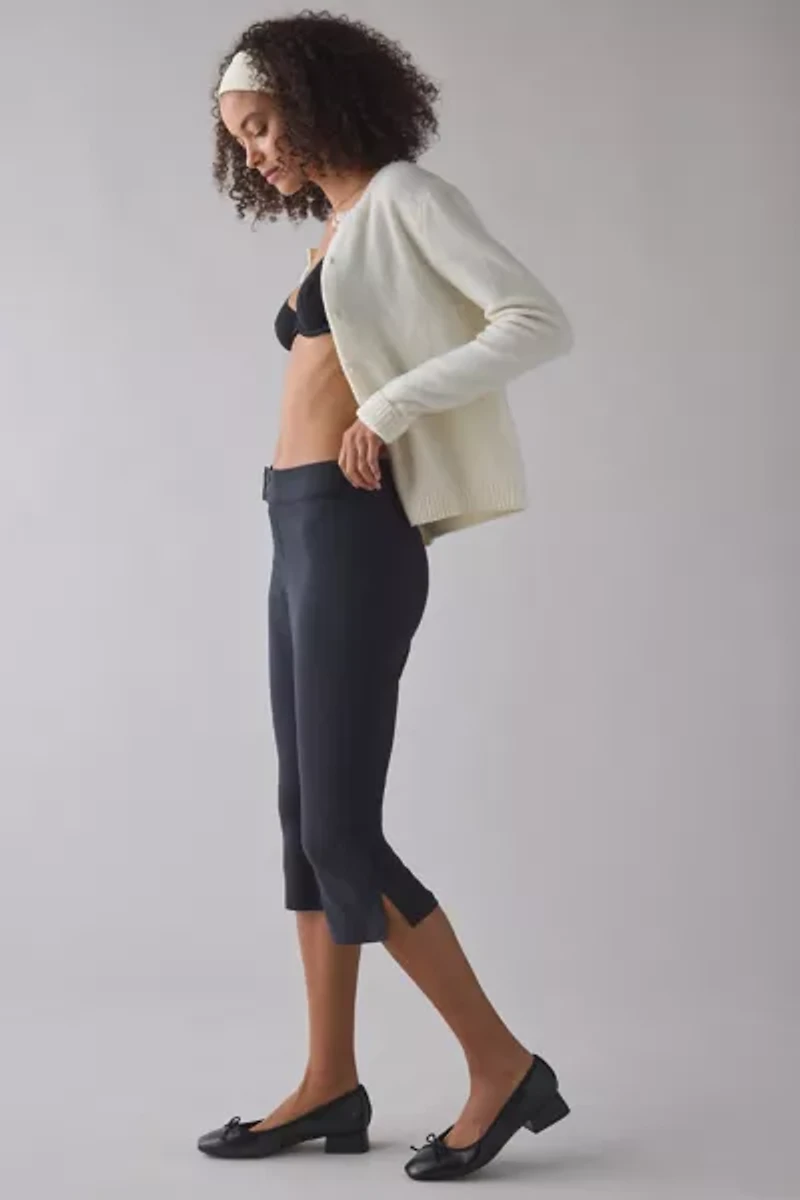 UO Carrie High-Rise Kick Flare Capri Pant