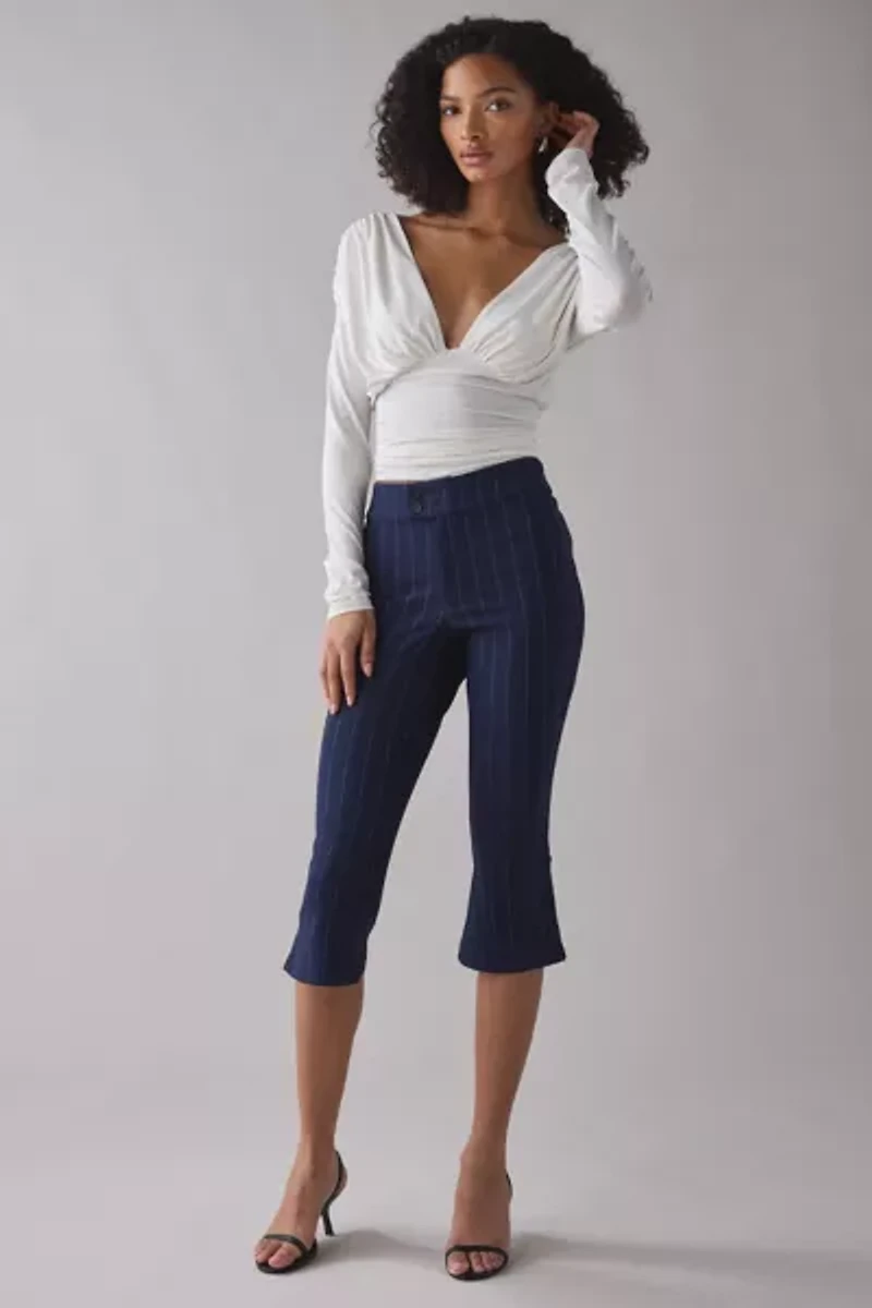 UO Carrie High-Rise Kick Flare Capri Pant