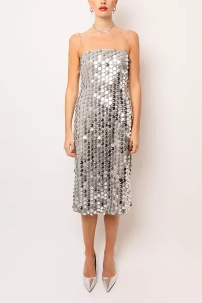 Amy Lynn Farley Sequin Midi Dress