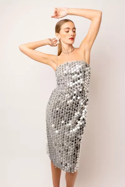 Amy Lynn Farley Sequin Midi Dress