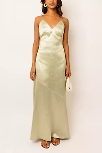 Amy Lynn Leonie Satin Maxi Dress