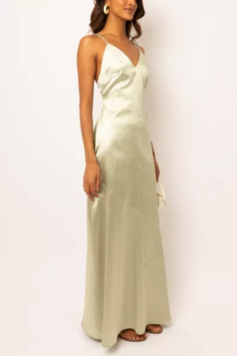 Amy Lynn Leonie Satin Maxi Dress