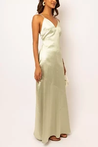Amy Lynn Leonie Satin Maxi Dress