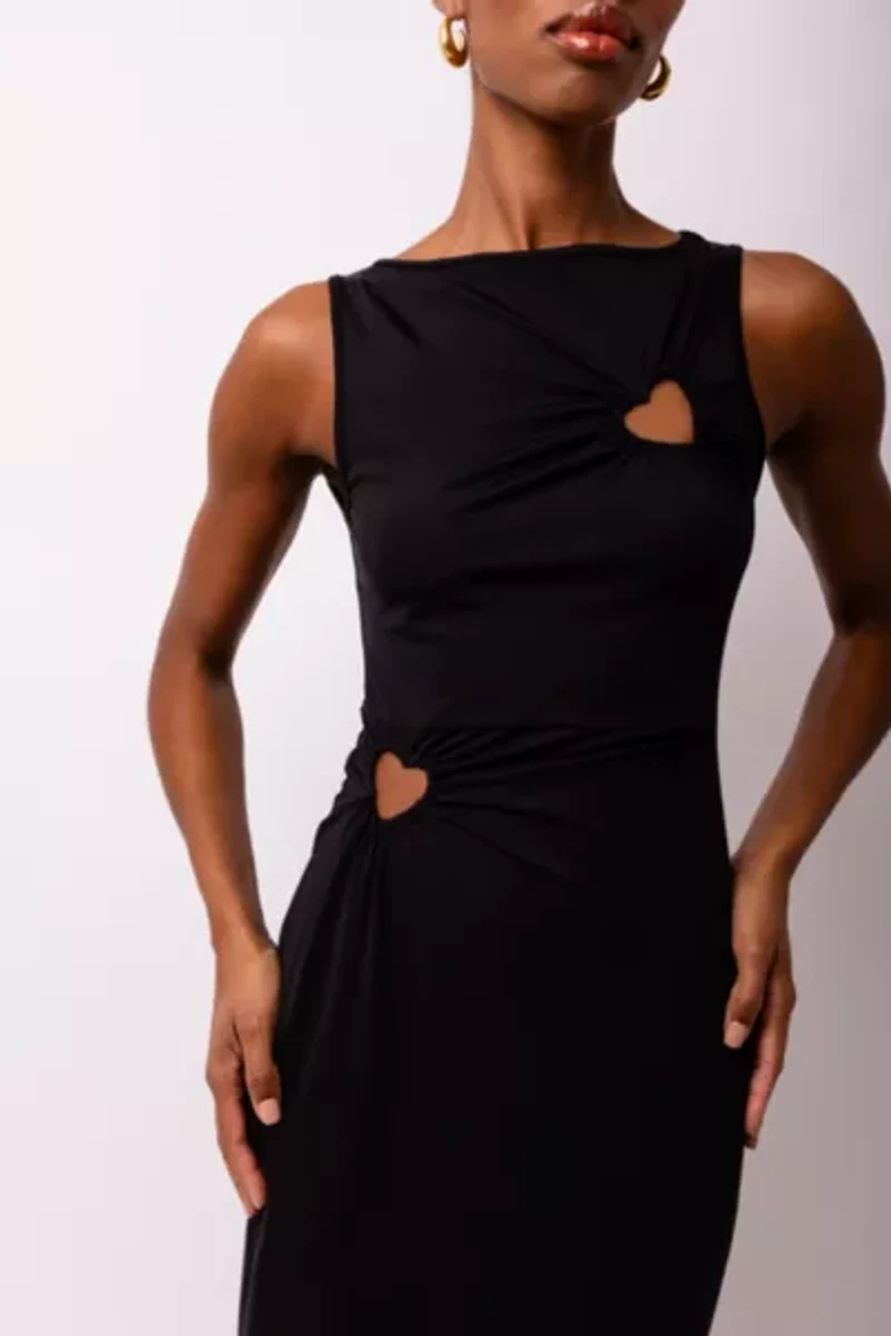 Amy Lynn Harlie Heart Cut Out Maxi Dress