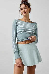 Out From Under Bec Mid-Rise Skater Mini Skort