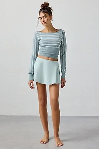 Out From Under Bec Mid-Rise Skater Mini Skort