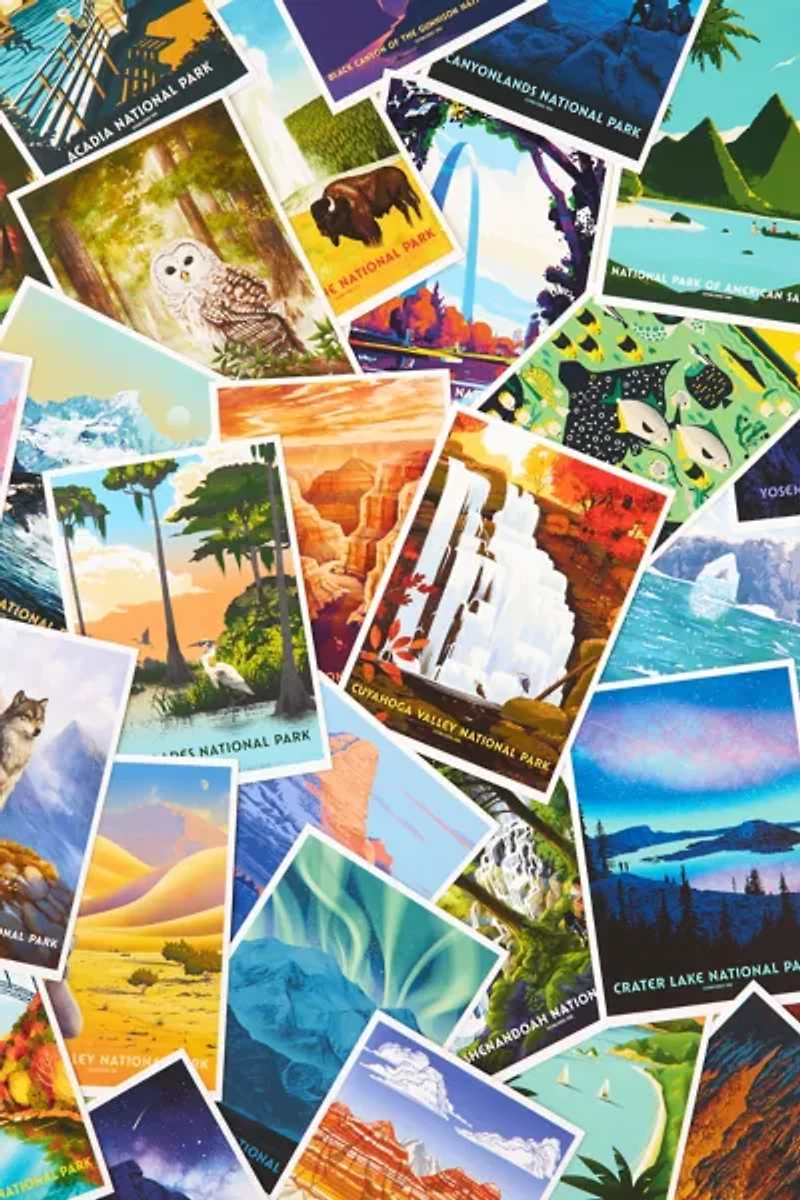 National Parks Postcard Set