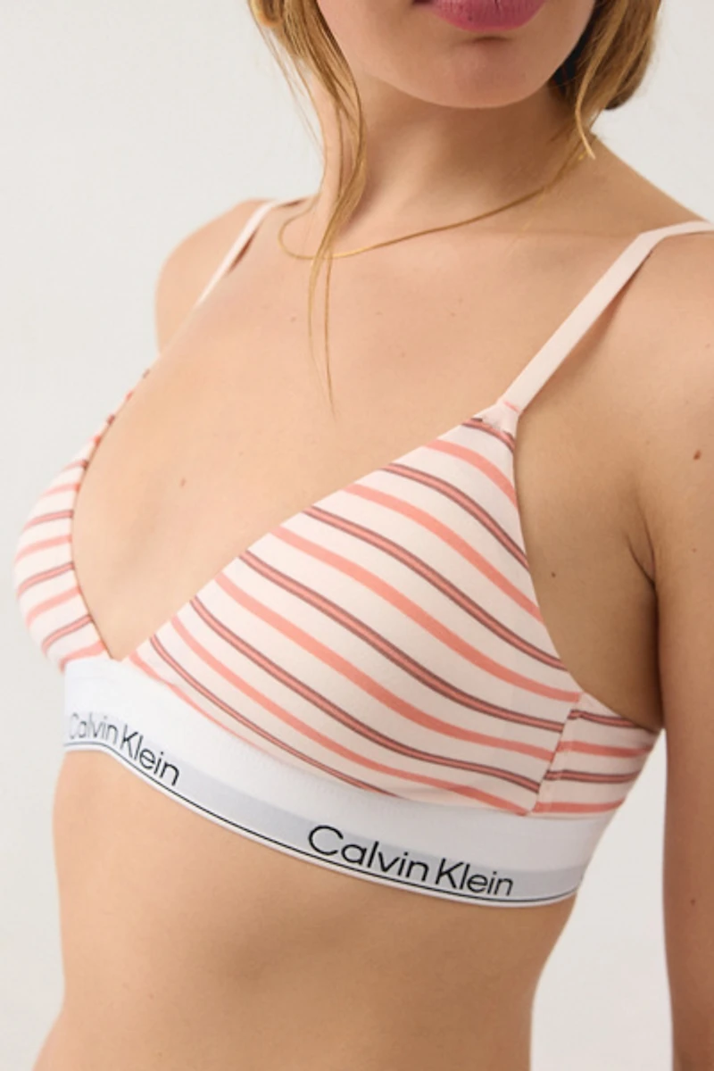 Calvin Klein Cotton Modal Lightly Lined Triangle Bralette
