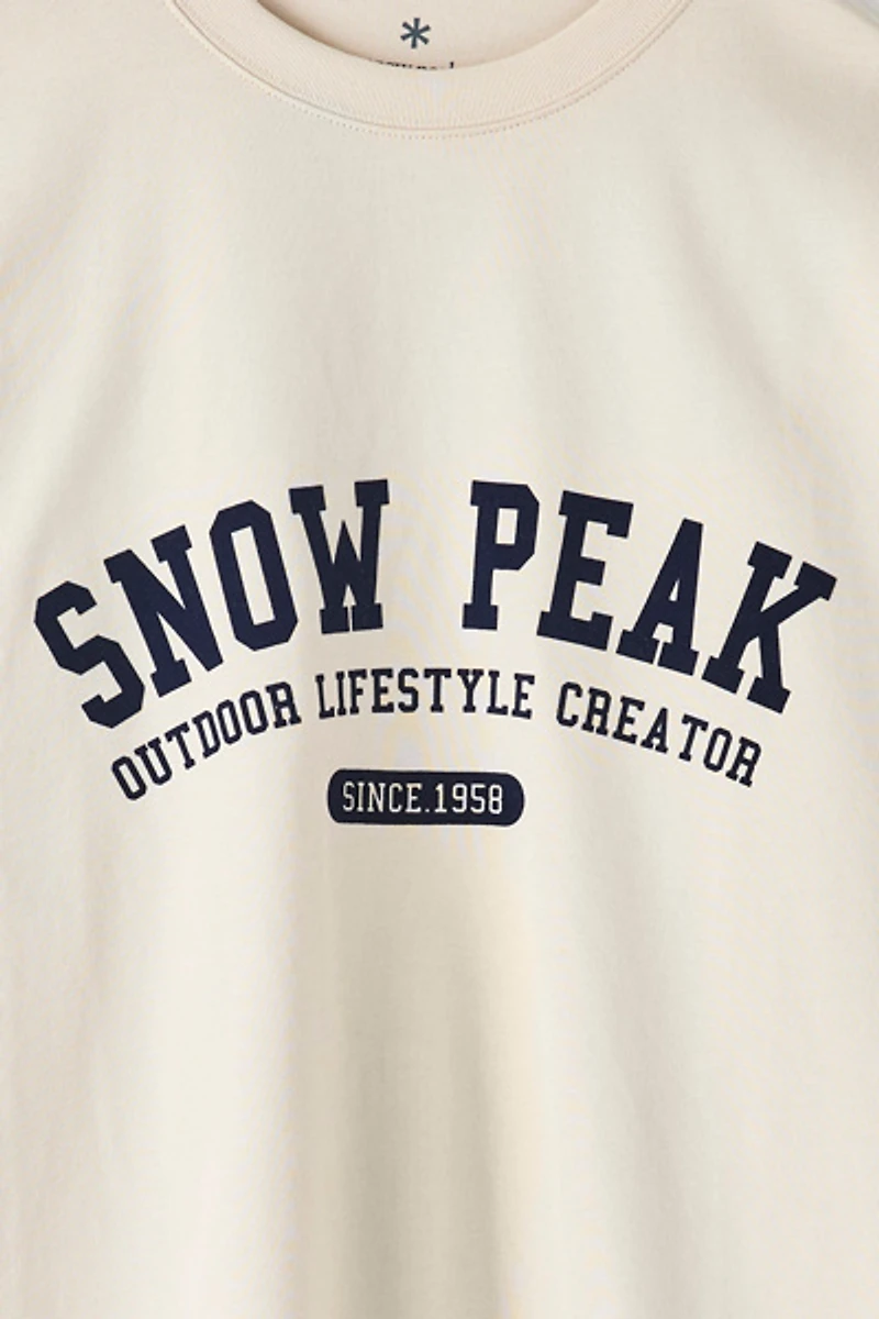 Snow Peak Varsity Graphic Long Sleeve Tee