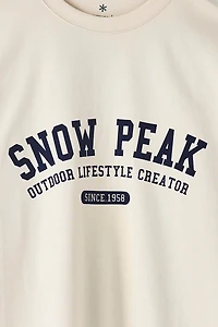 Snow Peak Varsity Graphic Long Sleeve Tee