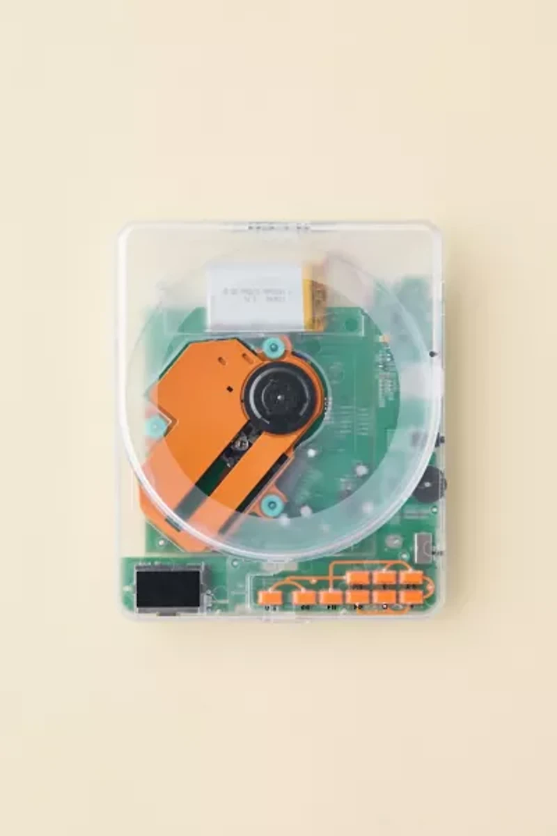 Kickback RETRADISC Clear CD Player