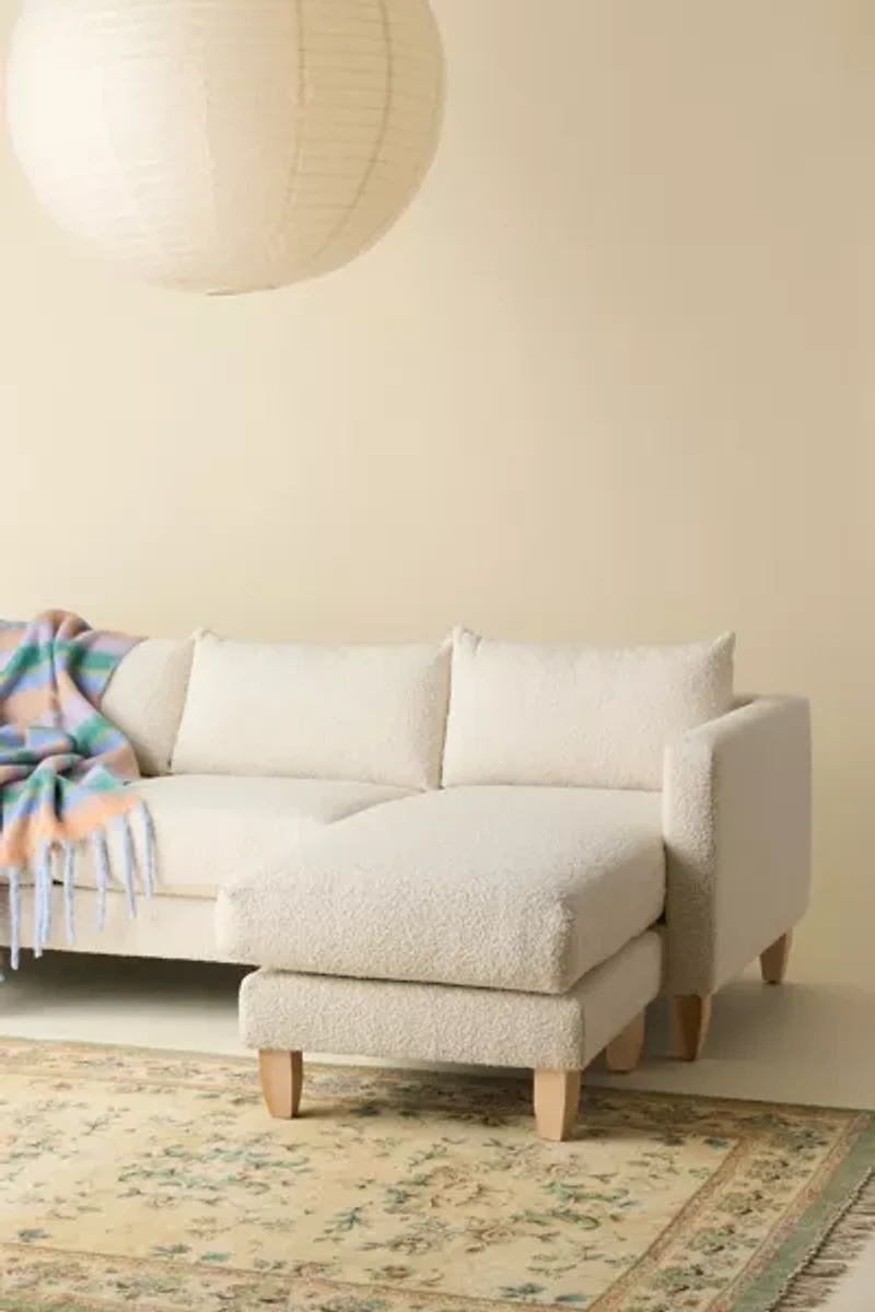 Chamberlin Boucle Sectional Sofa