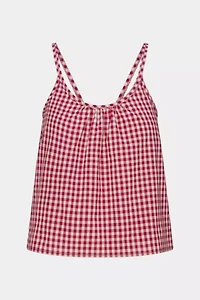 RAT BOI Keyhole Gingham Cami